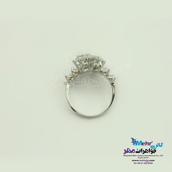 انگشتر طلا - طرح گل هشت پر