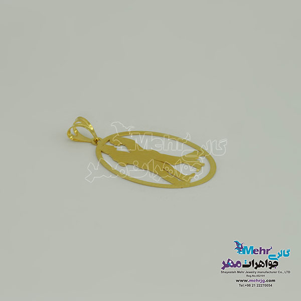 آویز طلا - طرح عاشقانه