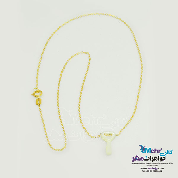 گردنبند طلا - طرح کلید