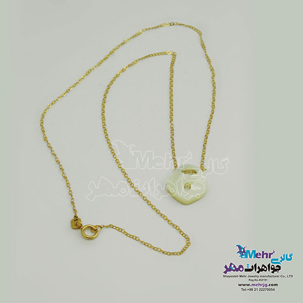 گردنبند طلا - طرح قفل