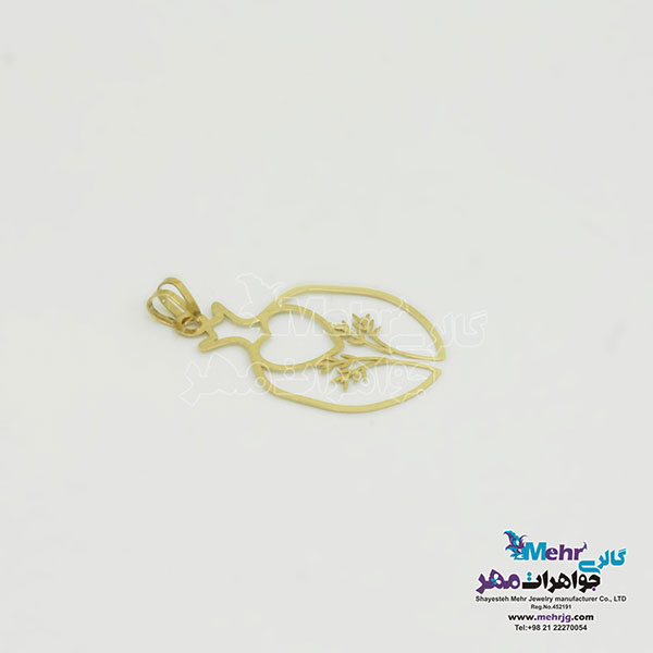 آویز طلا - طرح انار