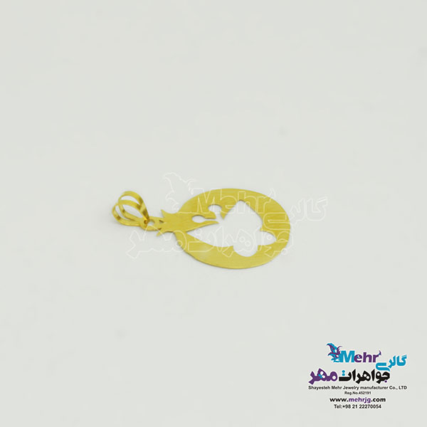 آویز طلا - طرح پروانه