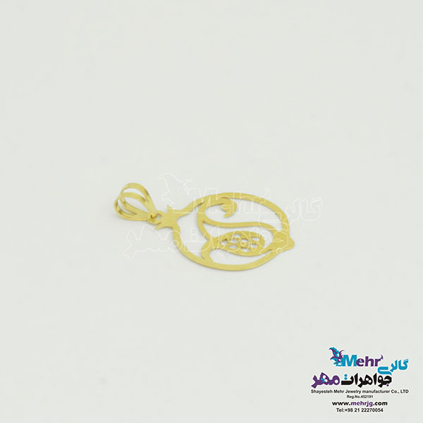 آویز طلا - طرح انار