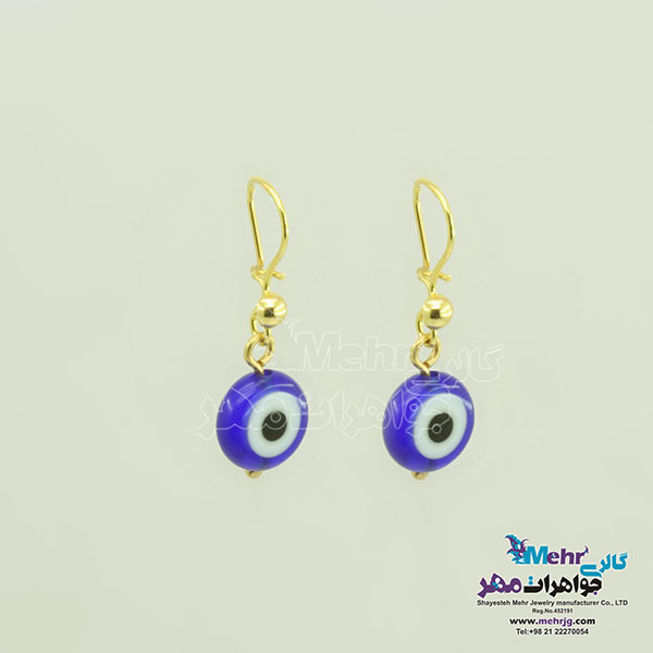 گوشواره طلا - طرح چشم نظر