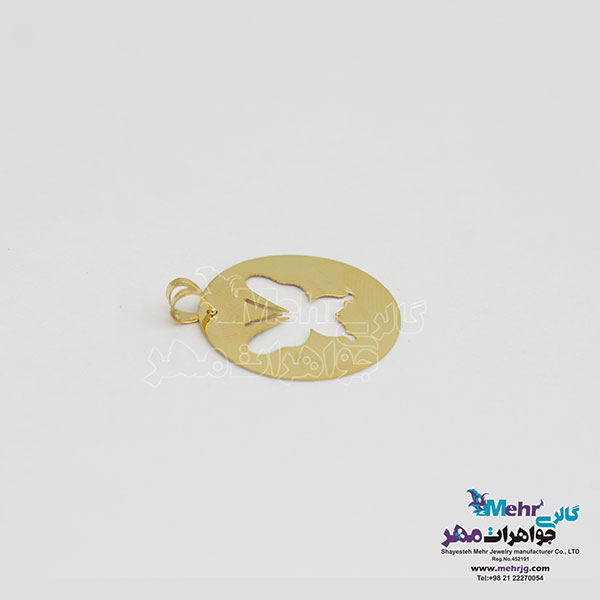 آویز طلا - طرح پروانه