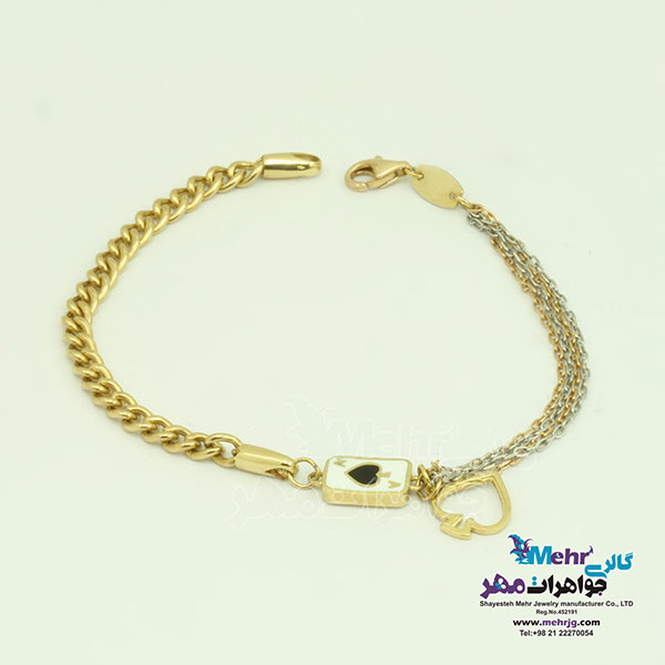 دستبند طلا - طرح پیک