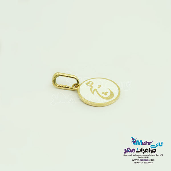 آویز طلا - طرح هیچ