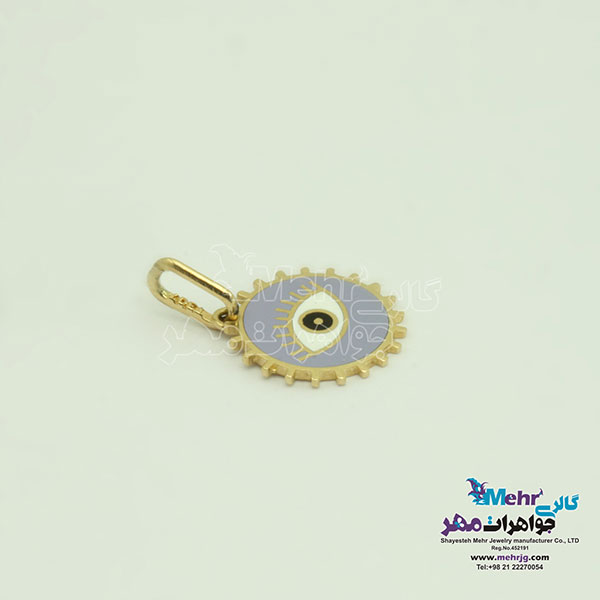 آویز طلا - طرح چشم نظر