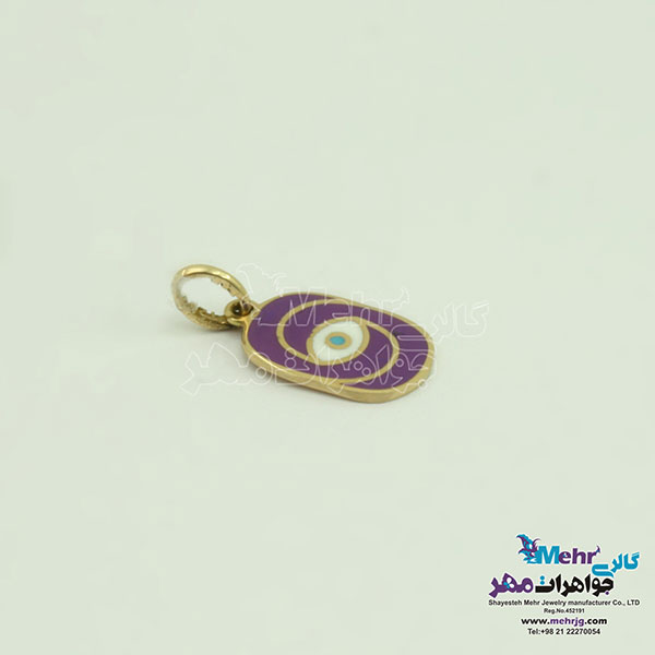 آویز طلا - طرح چشم نظر