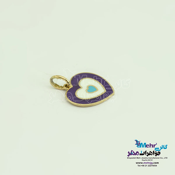 آویز طلا - طرح قلب