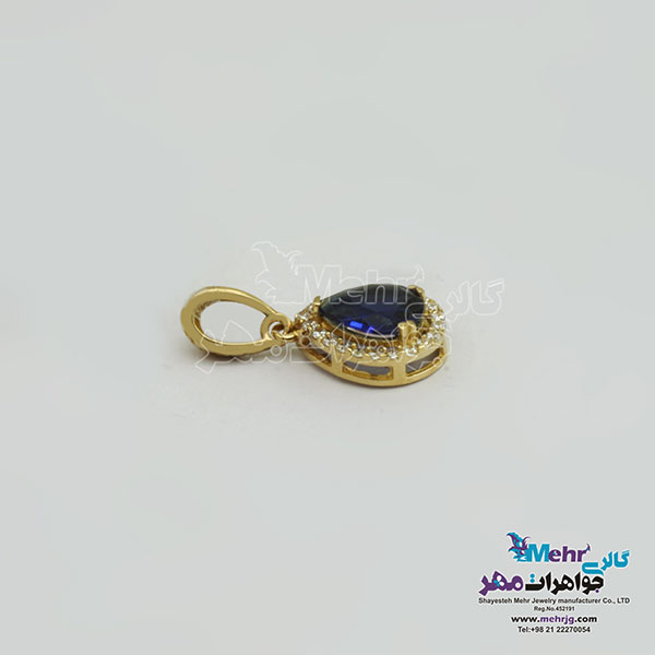 آویز طلا - طرح اشک