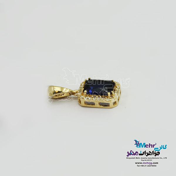 آویز طلا - طرح هندسی