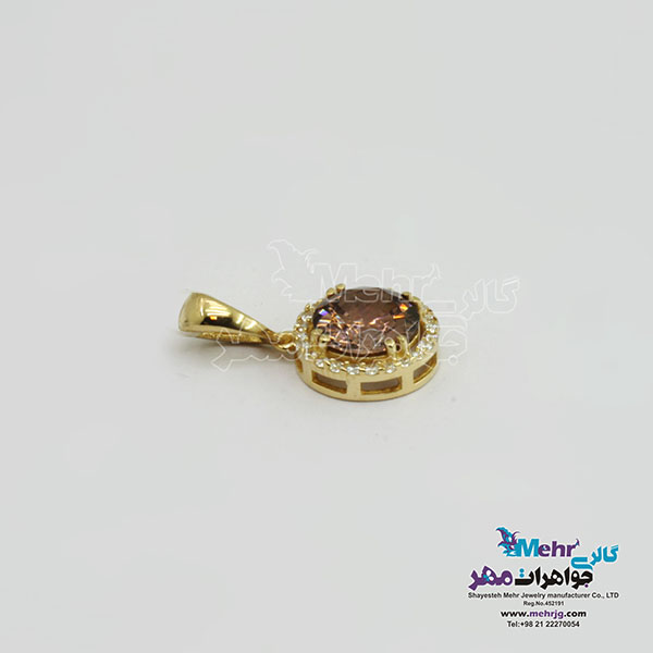 آویز طلا - طرح هندسی