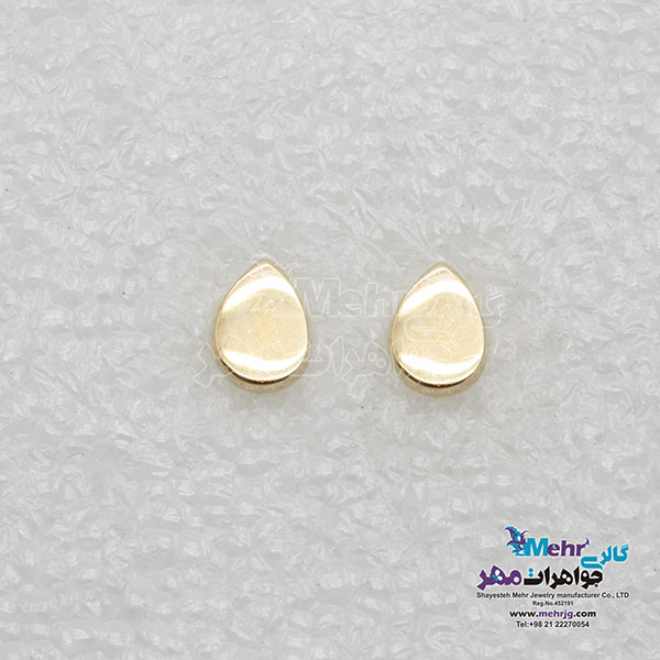 گوشواره طلا - طرح اشکی