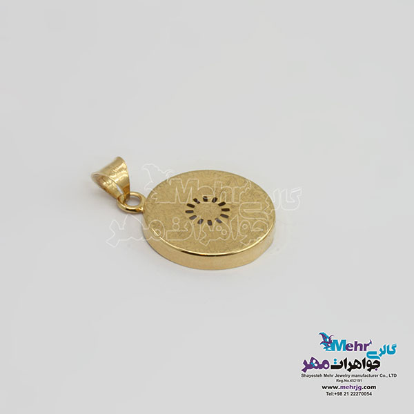آویز طلا - طرح و ان یکاد