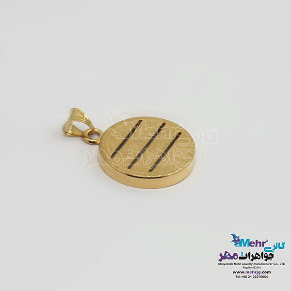 آویز طلا - طرح و ان یکاد