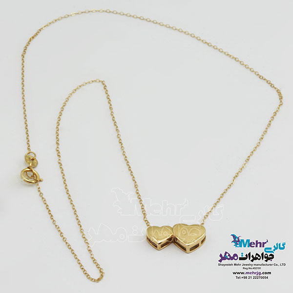 گردنبند طلا - طرح قلب