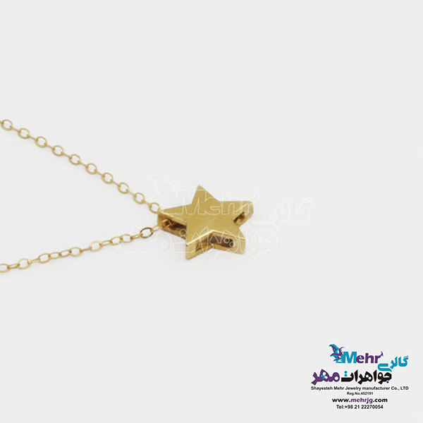 گردنبند طلا - طرح ستاره