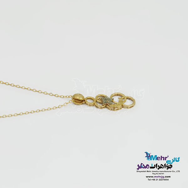 گردنبند طلا - طرح برمس