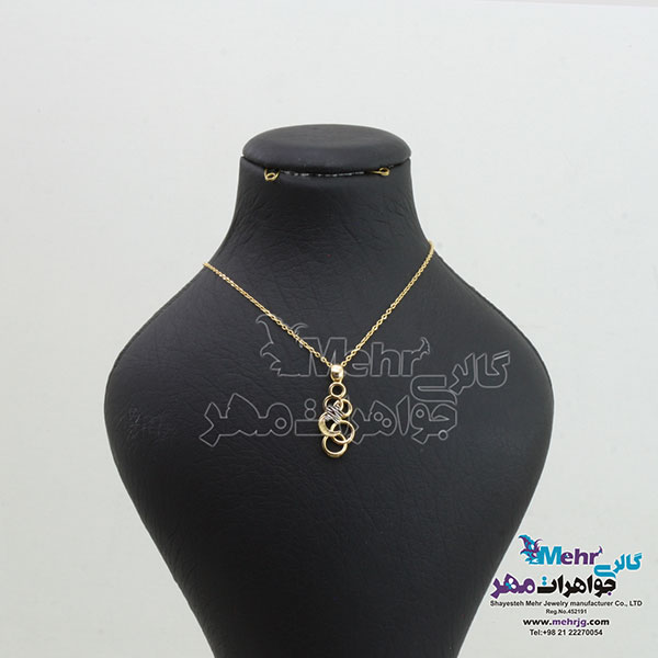 گردنبند طلا - طرح برمس