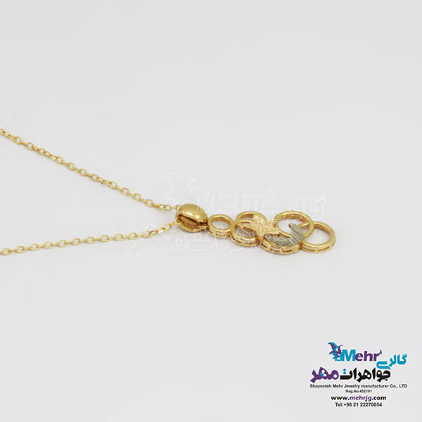 گردنبند طلا - طرح برمس