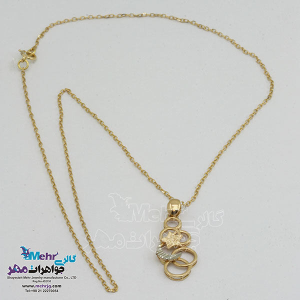 گردنبند طلا - طرح برمس