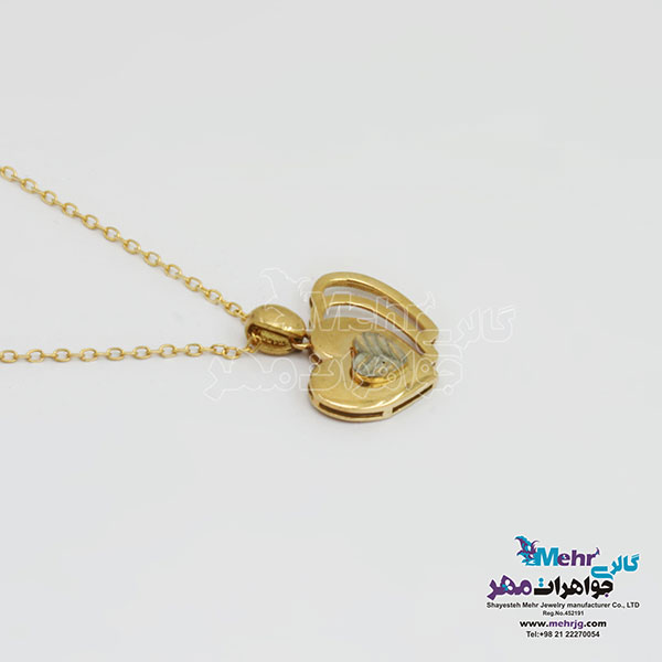 گردنبند طلا - طرح قلب