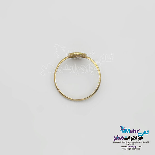 انگشتر طلا- طرح شبدر