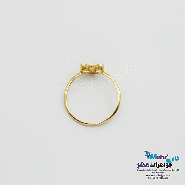 انگشتر طلا- طرح قلب
