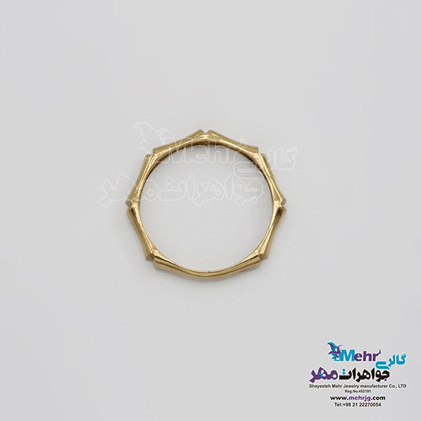 انگشتر طلا- طرح هندسی