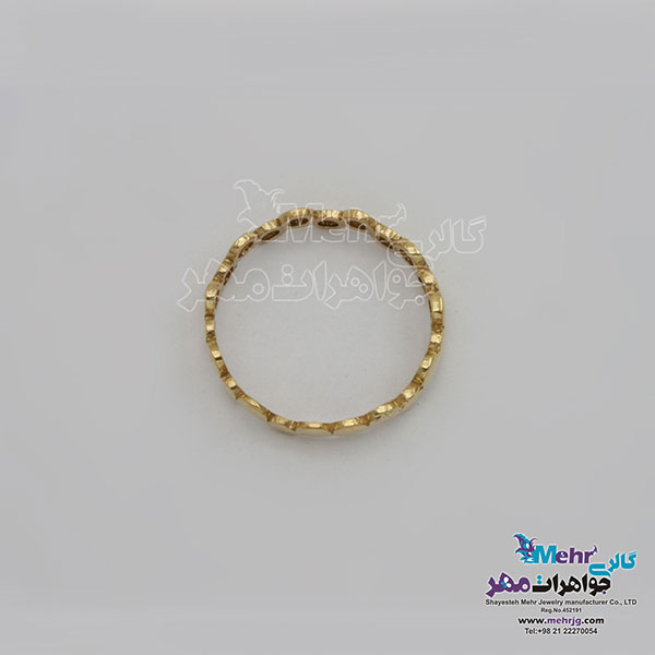 انگشتر طلا- طرح دایره ای