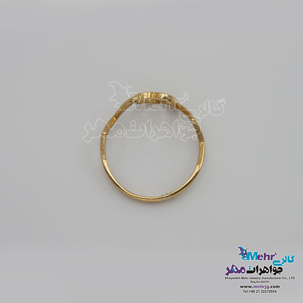 انگشتر طلا- طرح قلب