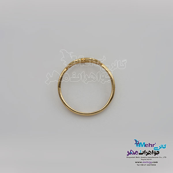انگشتر طلا- طرح قلب