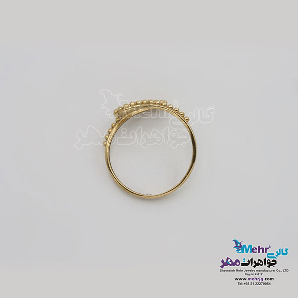 انگشتر طلا- طرح هندسی