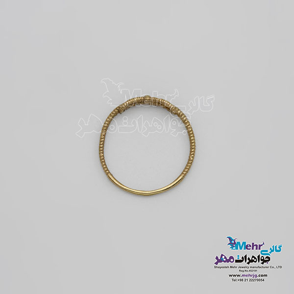 انگشتر طلا- طرح پاپیون