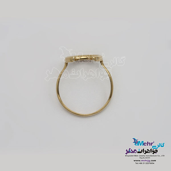 انگشتر طلا- طرح هلال