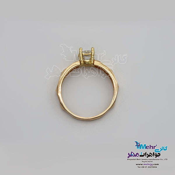 انگشتر طلا- طرح  سولیتر