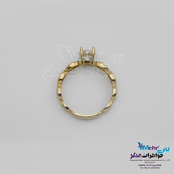 انگشتر طلا- طرح سولیتر