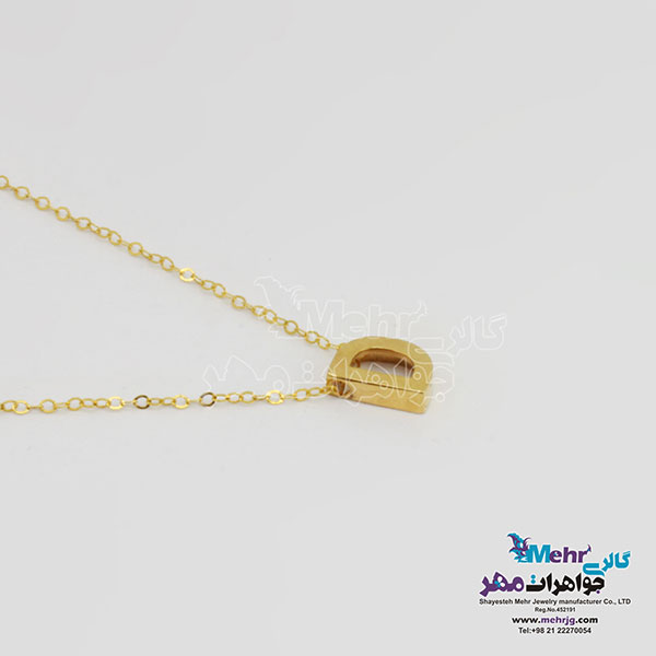 گردنبند طلا – طرح حروف لاتین