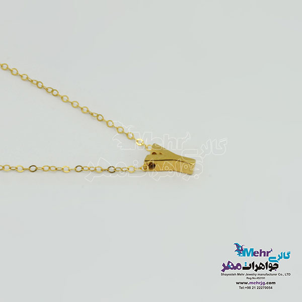 گردنبند طلا – طرح حروف لاتین