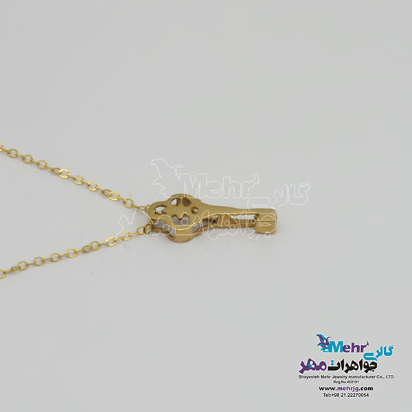 گردنبند طلا – طرح کلید
