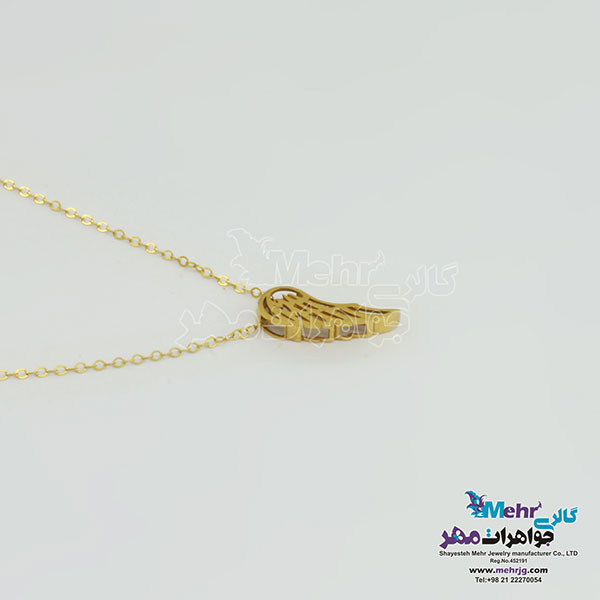 گردنبند طلا – طرح بال