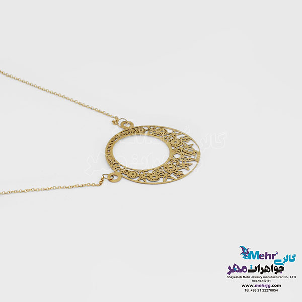 گردنبند طلا – طرح لویی ویتون