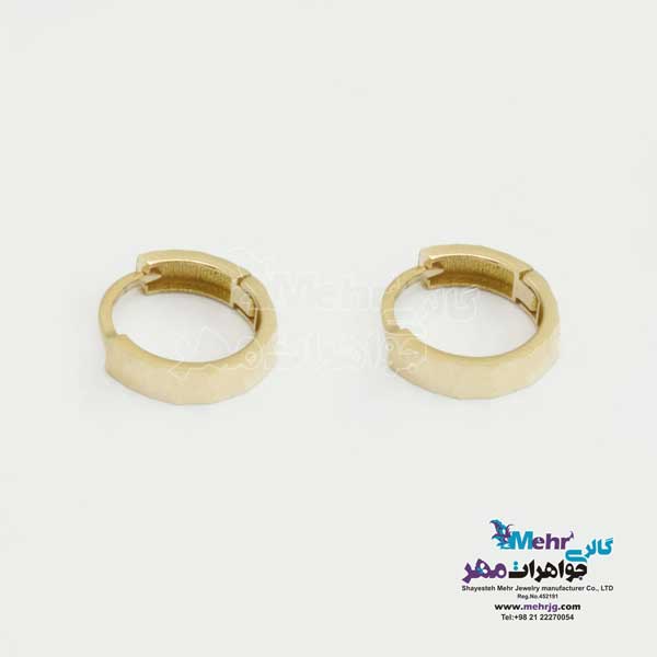 گوشواره طلا - طرح حلقه ای