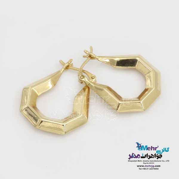 گوشواره گیره ای طلا - طرح دیوید یورمن