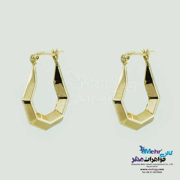 گوشواره گیره ای طلا - طرح دیوید یورمن
