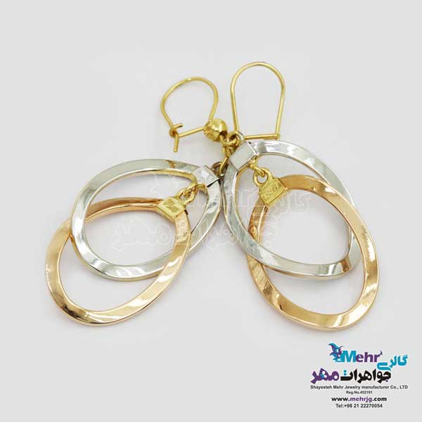گوشواره گیره ای طلا - طرح دیوید یورمن