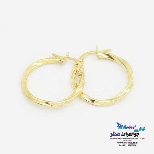 گوشواره گیره ای طلا - طرح دیوید یورمن