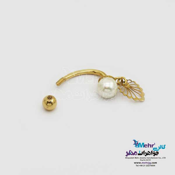 پیرسینگ طلا – طرح طاووس