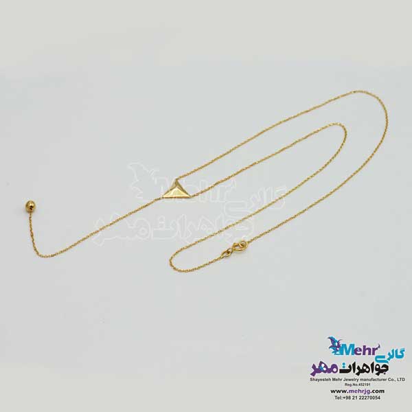 گردنبند طلا – طرح پیرامید